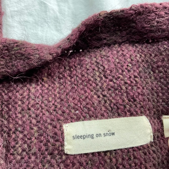Sleeping On Snow Wool Alpaca Blend Cardigan Women’s Small - Picture 11 of 13